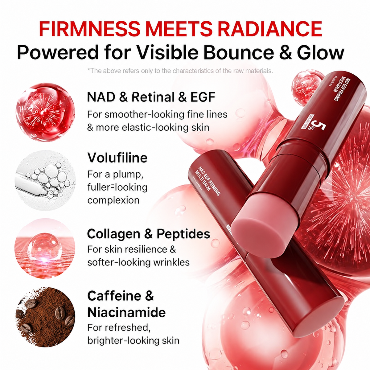 NAD EGF Firming Multi Balm, Tightening Volufiline Stick for Bounce
