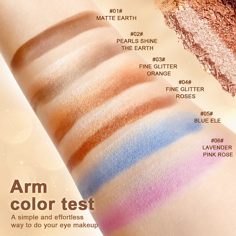 3 in 1 Easy Eyeshadow Stick for Beginners Waterproof Longwear Shimmer Makeup Set