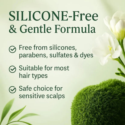 Nature  Green Shampoo Bar – Plant-Based & Nourishing– Regrowth, Dandruff Control & Stronger Hair