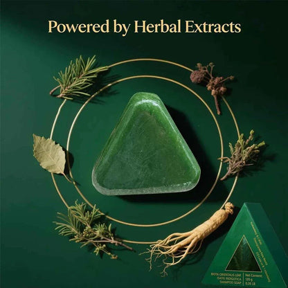Nature  Green Shampoo Bar – Plant-Based & Nourishing– Regrowth, Dandruff Control & Stronger Hair